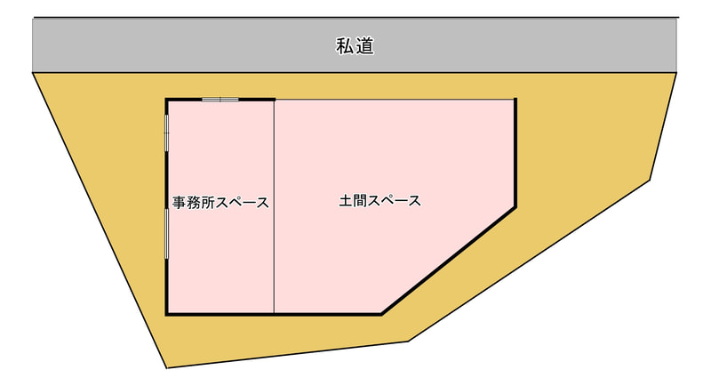 【事務所付き倉庫】津山市中原